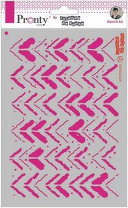 Pronty Crafts - Stencil - Grunge Stripes